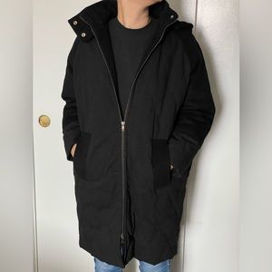 Oversized Cocoon Puffer Jacket w/ a Removable Hood